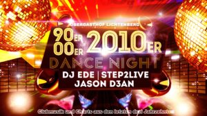 90er bis 2010er - DANCE NIGHT Cover