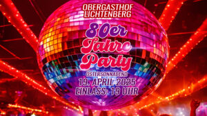 80er Jahre Party Cover