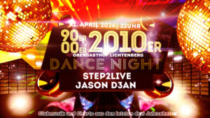 90er bis 2010er - DANCE NIGHT Cover