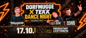Dorfmugge X Tekk Dance Night Cover